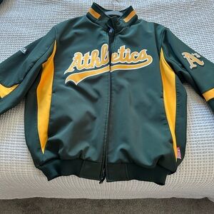 Majestic Men’s Athletics Jacket - Green and Gold